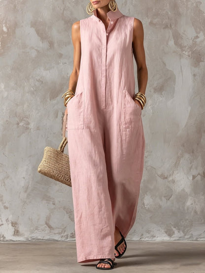 Lorena · Vestido Maxi Lino Costa